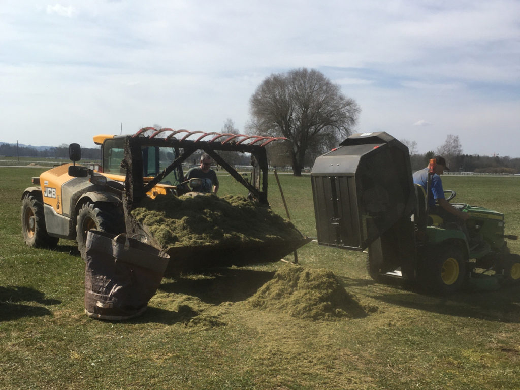 Unsere “Greenkeeper” waren am Werk.