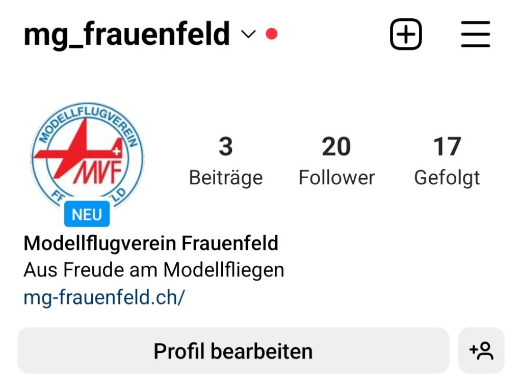 Modellflugverein Frauenfeld auf Instagram